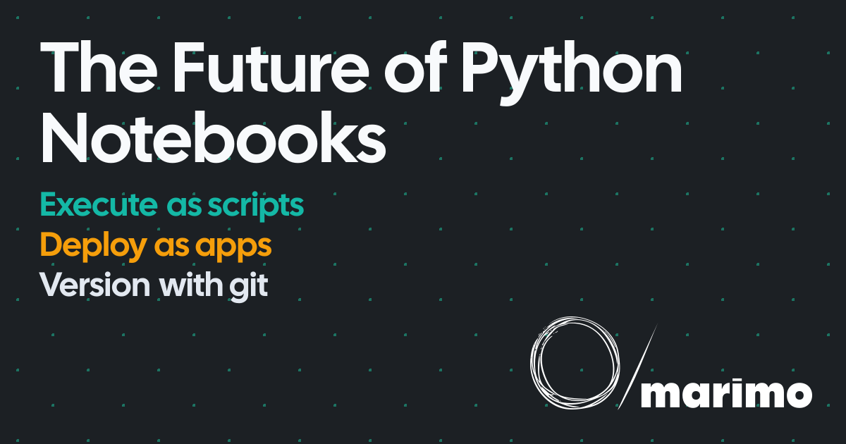 marimo | a next-generation Python notebook